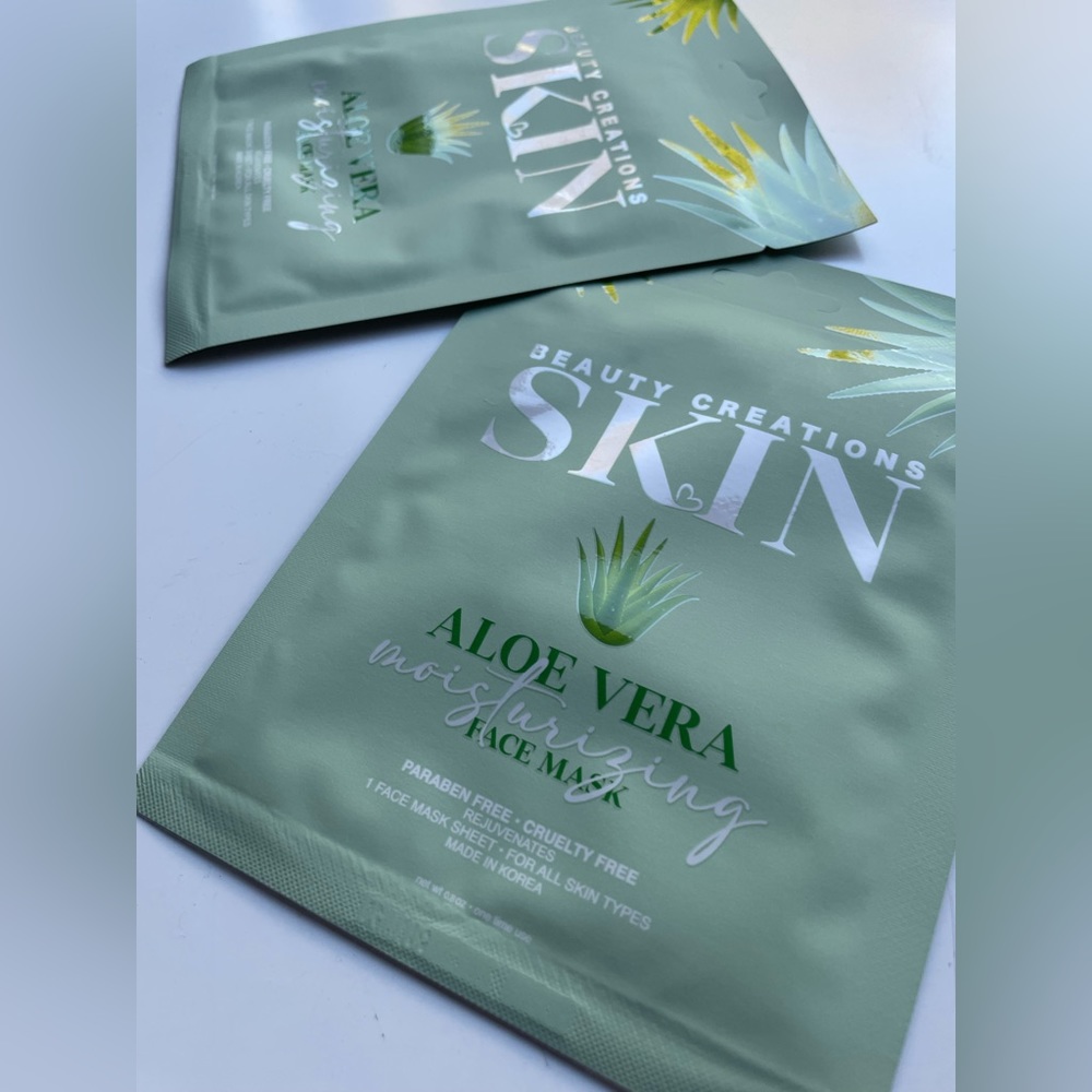 Beauty Creations Aloe Vera Face Mask-Bundle
